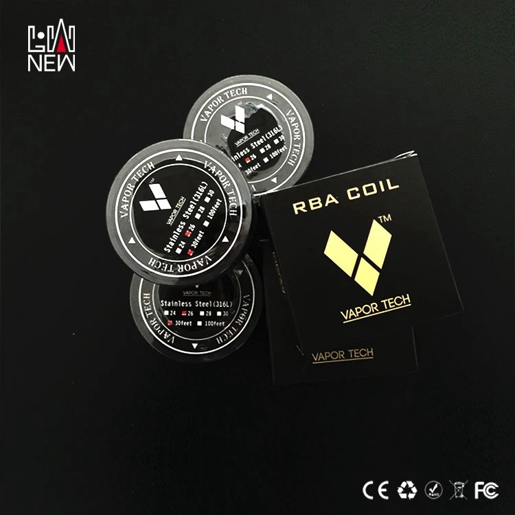 
High quality spool 316L ss wire E cig atomizer parts diy coil S316 wire stainless steel wire rda accessories 