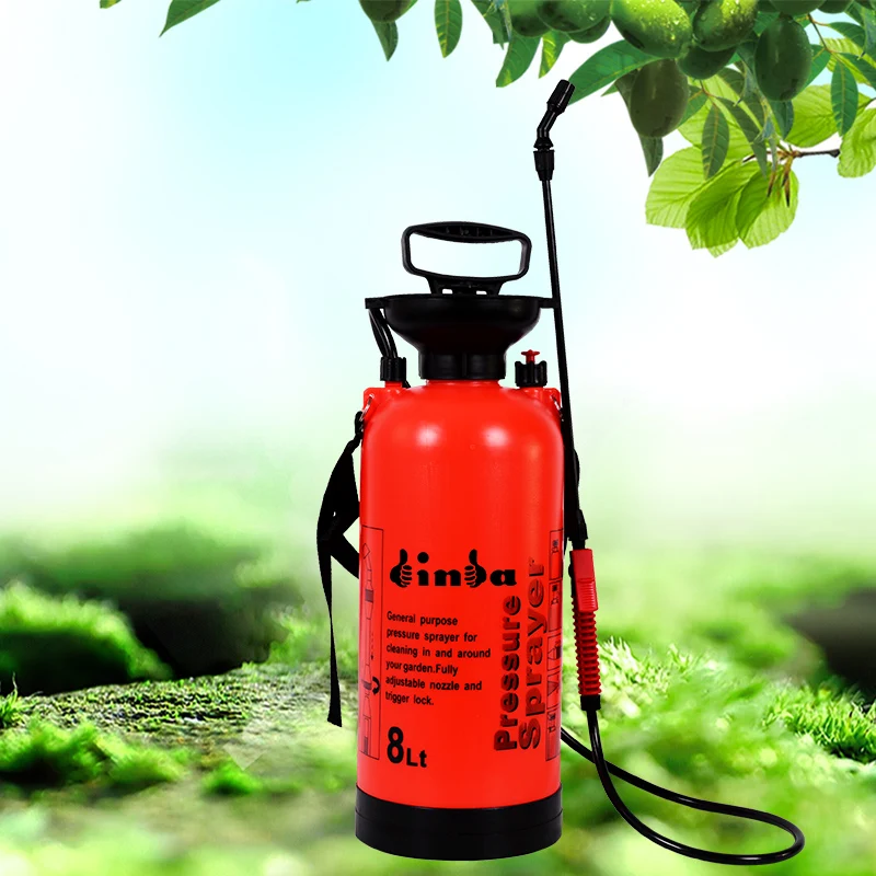 8L Single-shoulder Garden Manual Pressure Sprayer