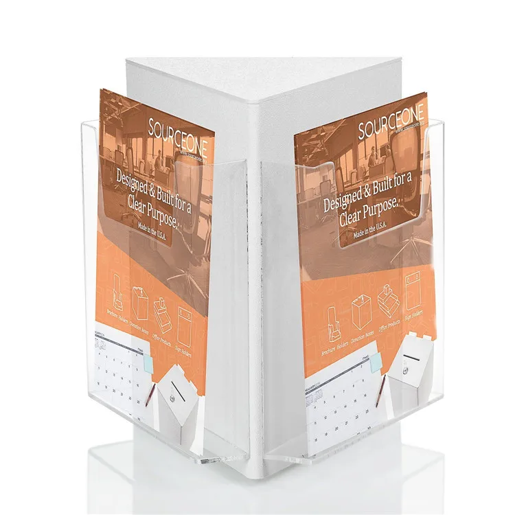 Special Design Clear Plastic Acrylic Book Display Stand