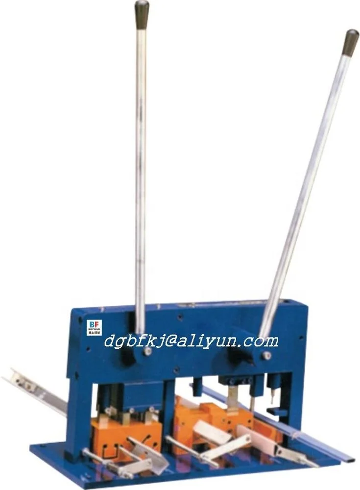 
venetian blinds machines 50mm Hydraulic Punching machine for wooden venetian blinds Metal headrail punching machine 