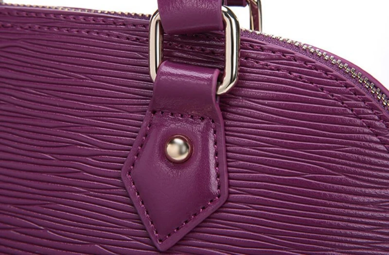 Dreamtop DTD257 fashion genuine leather shell shape handbags women bag