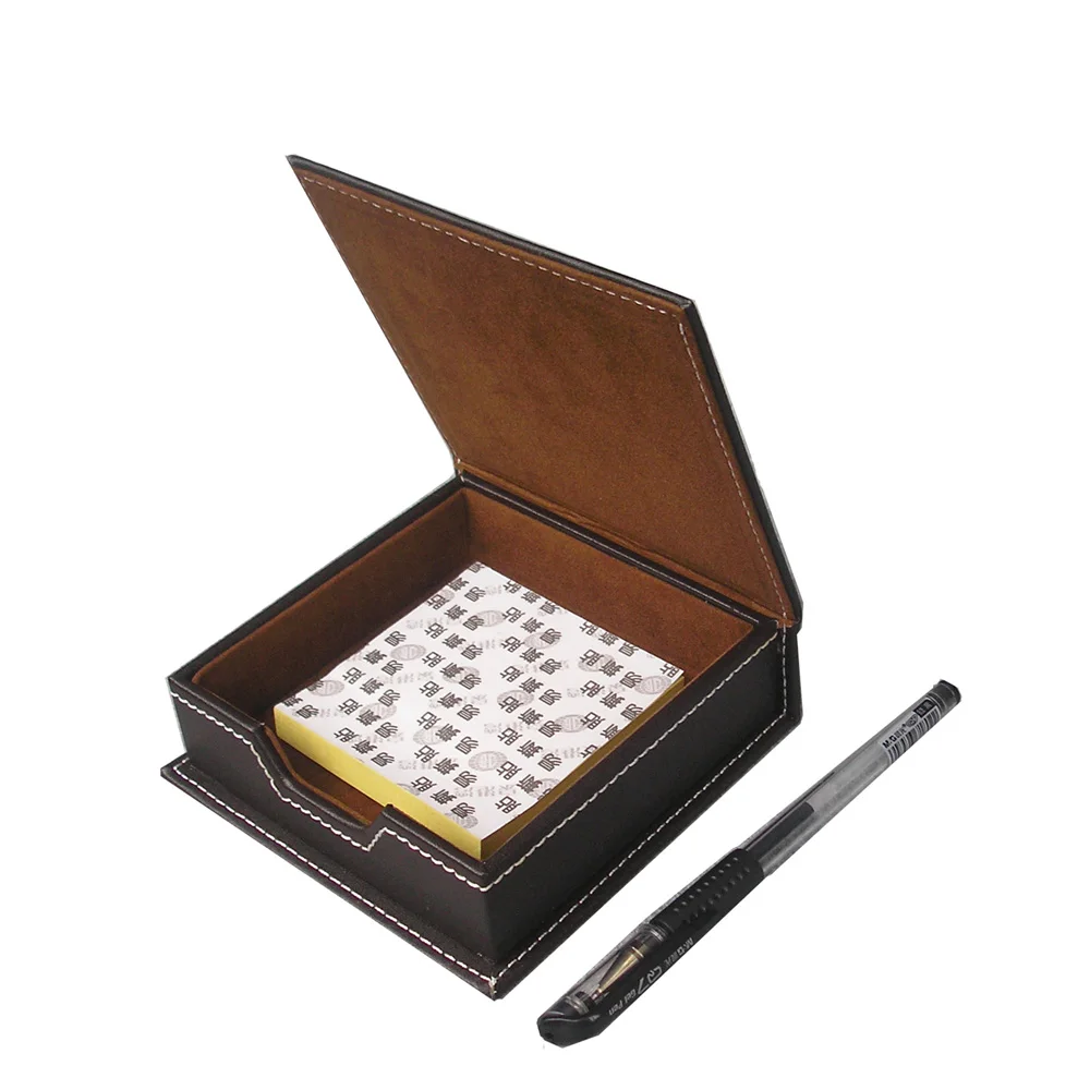 Office Supplies Leather Desk Organizer Desk Office Stationery Set