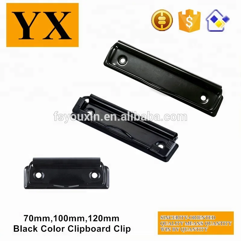 Hot sale clipboard accessories metal board clip nickel plated metal clip for file folder