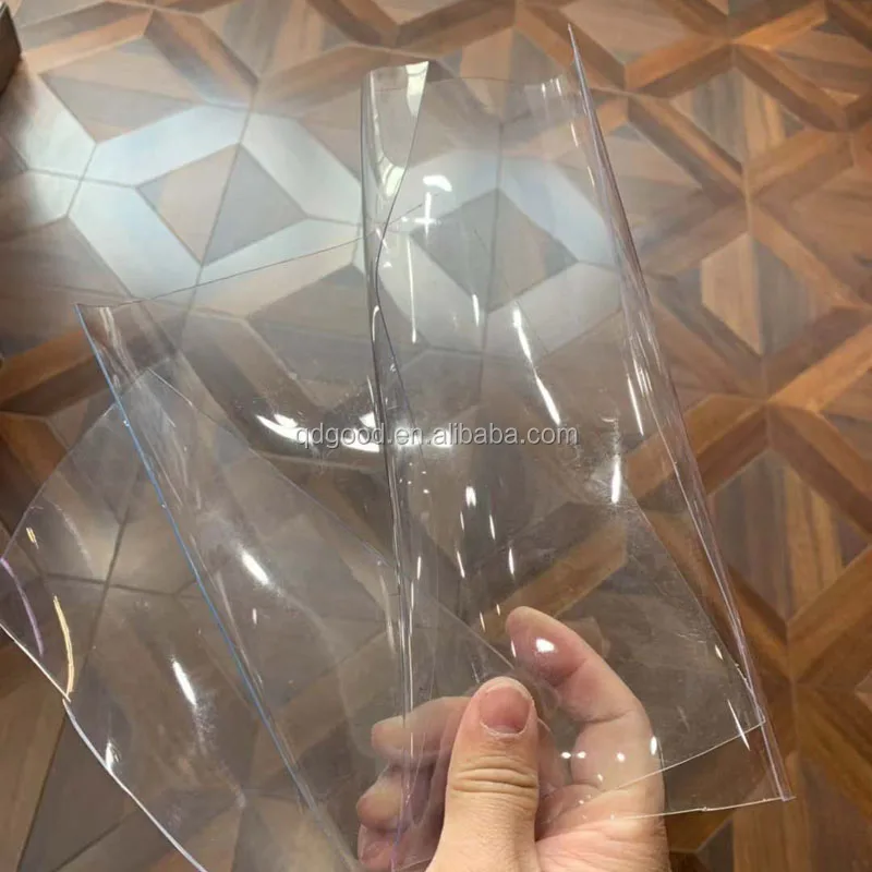 1000D*4*4 PVC High Transparent Tarpaulin/ Clear PVC Cold Laminated Polyester Mesh Fabric