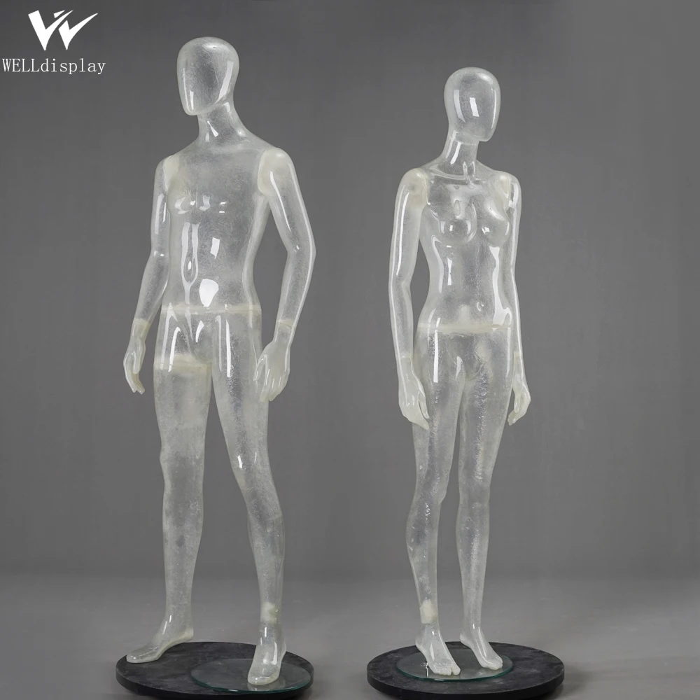 best selling transparent fiberglass mannequins
