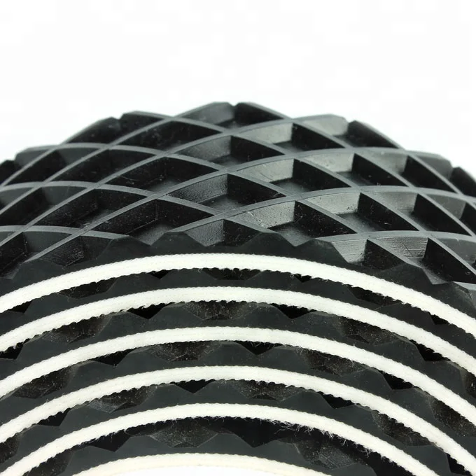 Wood making sanding machine PVC industrial conveyor belt with grid pattern