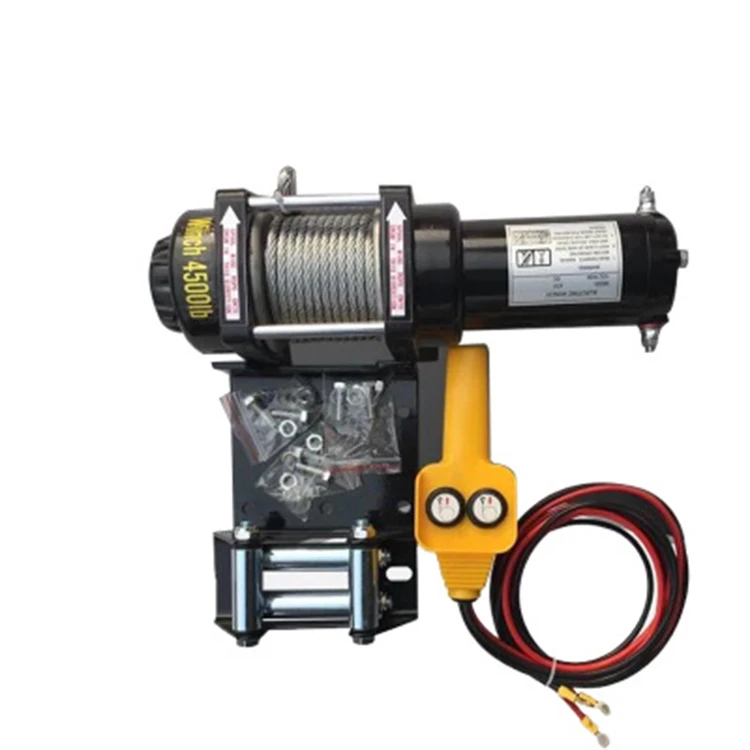 DC 12V/ 24V car electric winch for 3000lbs & 12000lbs