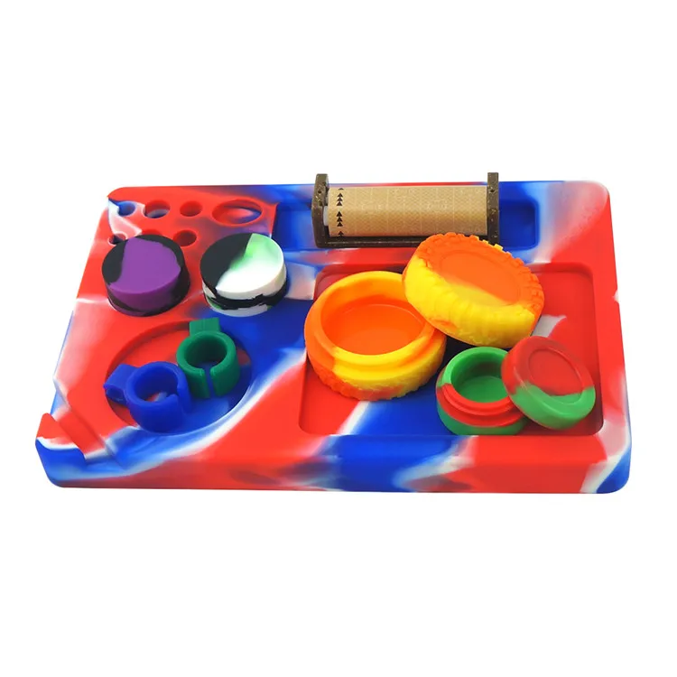 Silicone Tobacco Rolling Tray 23*15.9cm Tobacco Rolling Tray for Smoking