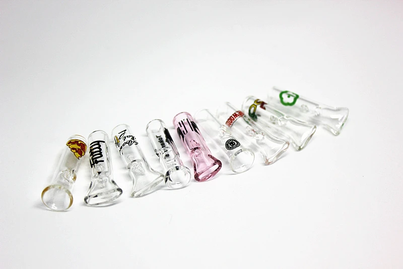 Best selling customize rolling paper tip glass filter tip smoking pipe