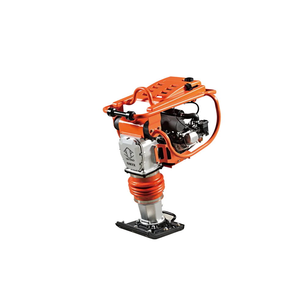 
15kN gasoline soil compaction rammer CR72H Mikasa type with Honda engine and ingenious throttle lever 