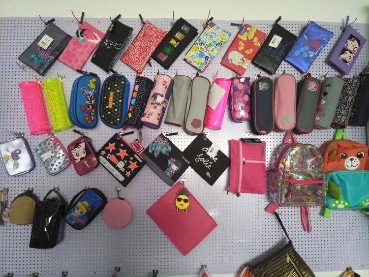 Colorful PVC Pencil Case Transparent PVC Pencil Bag Cases Cosmetic Bags Fluorescent