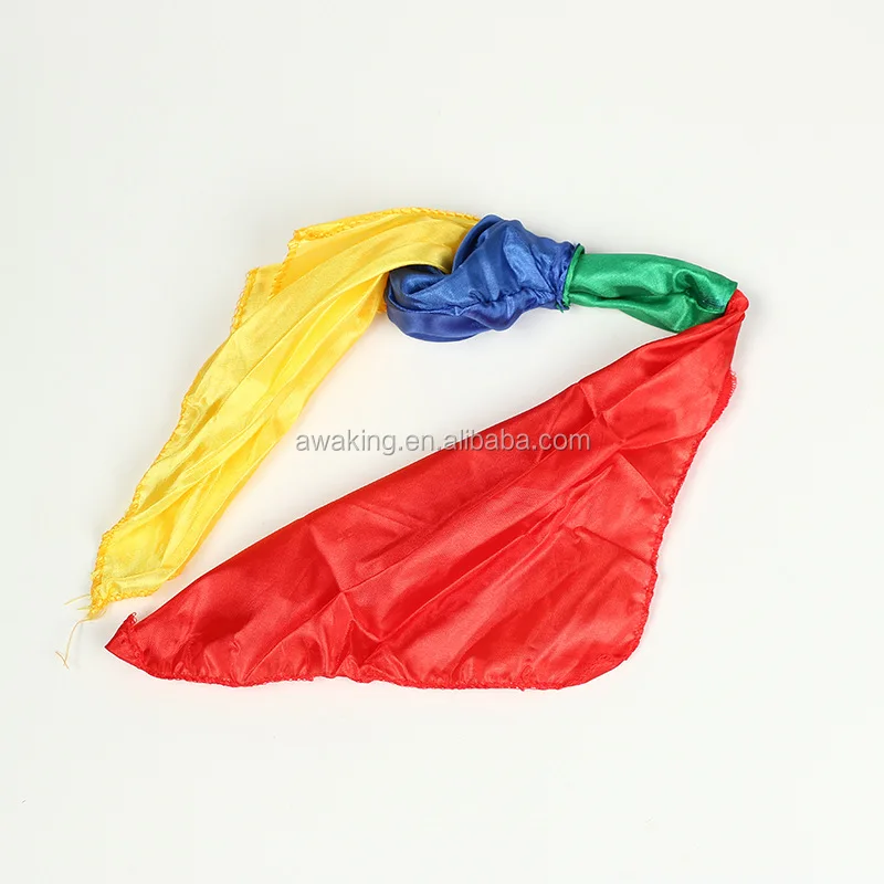 four color scarf magic trick performance toys