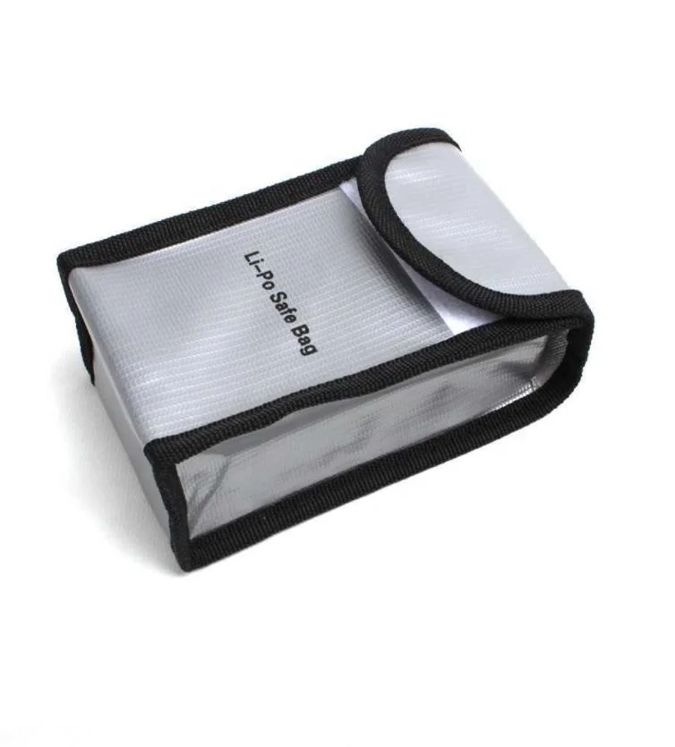 Rc Fireproof Lipo Li-po Battery Safety Guard Charge Rectangle Bag  90*55*140MM