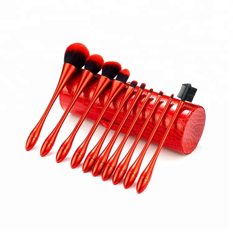 Лидер продаж amazon 2019 года, 10 шт., инструмент для макияжа в форме Кубка для веганов, маленькая Кисть для макияжа с цилиндром