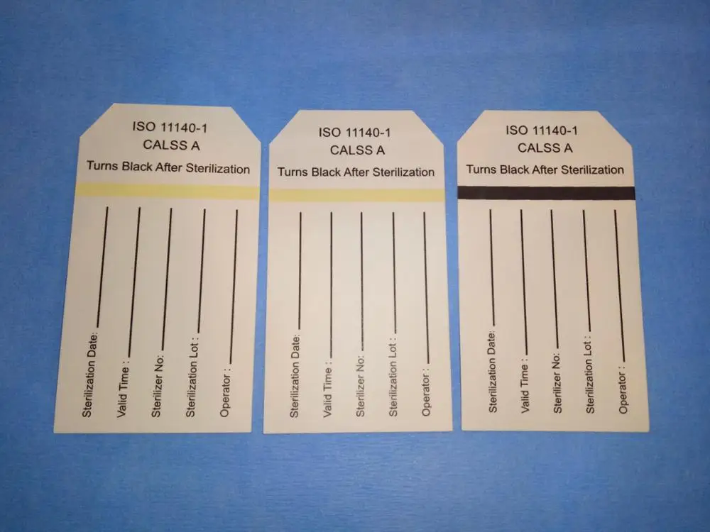 ISO 11140--1 Sterilization indicator strip for STEAM /EO/FORM/PLASMA