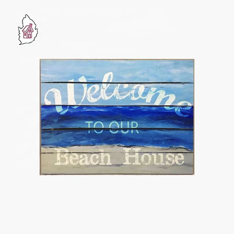 
Beach House Wood Decorative Wall Plaque 
