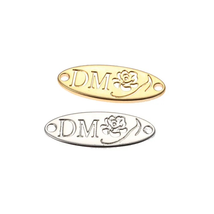 Customized Design Metal Clothing Logo Label