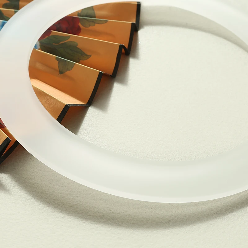 Polished quartz glass flange