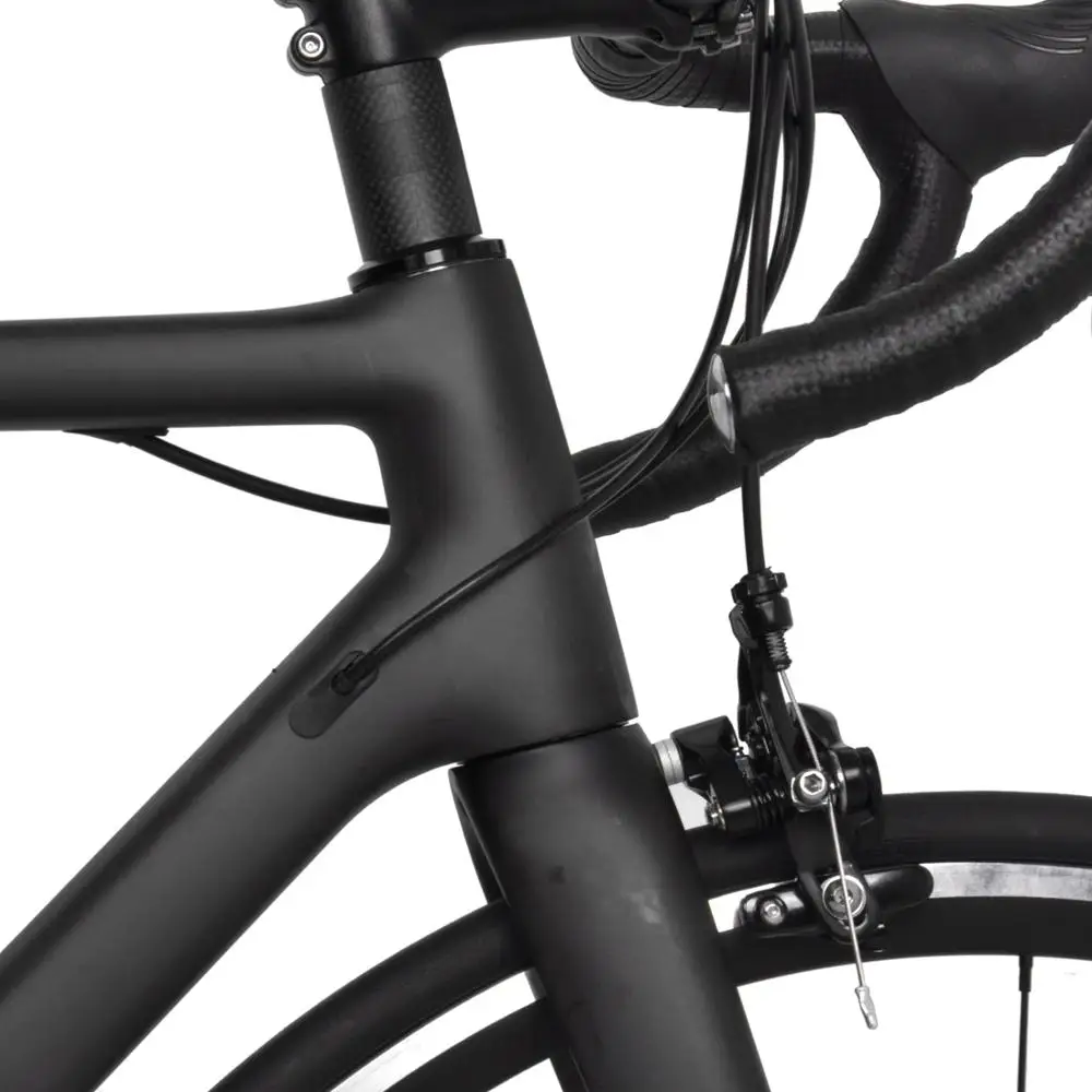 Dengfu 700C UD Matt Carbon Road Bike Frame  Alloy Wheelset Cycling Racing Bicycle