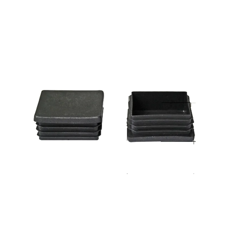 High quality 50mmx50mm PP Rectangular black plastic plugs with competitive price