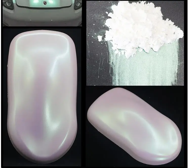 iridescent blue ghost effect car paint pearl dip pigment