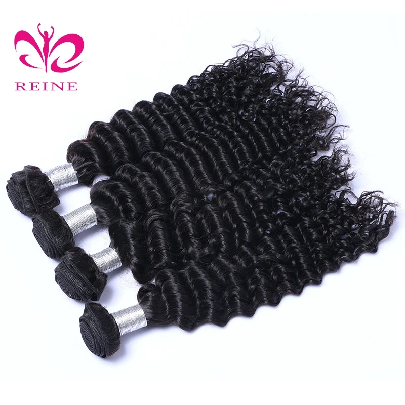 REINE human hair weave vendors wholesale brazilian wet and wavy hair deep wave brazilian hair with wholesale price