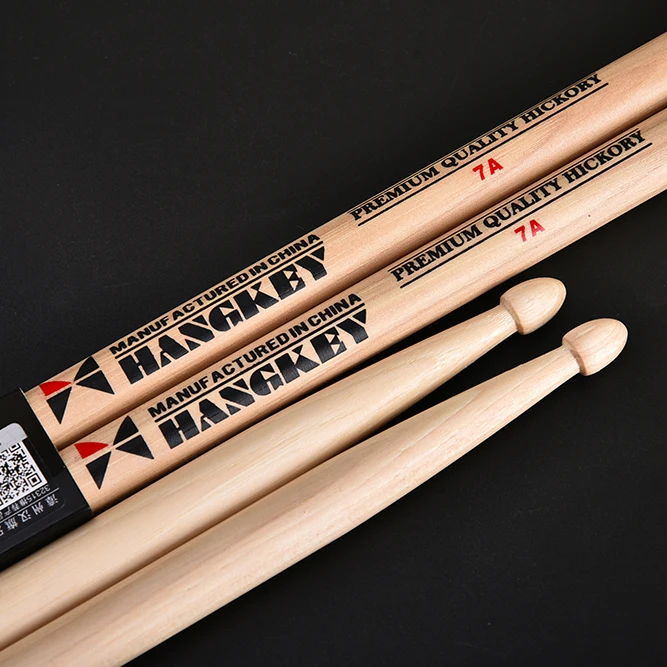Custom Natural 7A Drumsticks Hickory