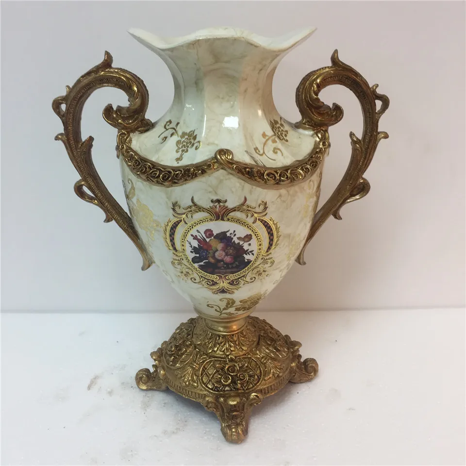 Resin Small Flower Vase Home Decor Mini Vase