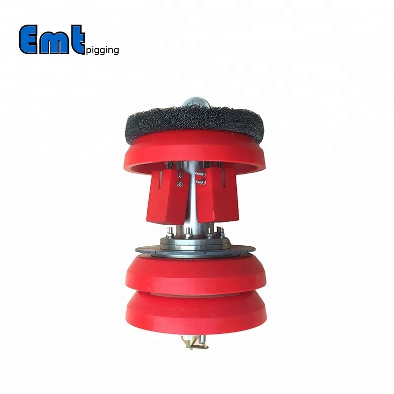 Производитель EMT оптовая продажа очистка труб и дисков поросенок с магнитной щеткой полиуретановый скребок для под