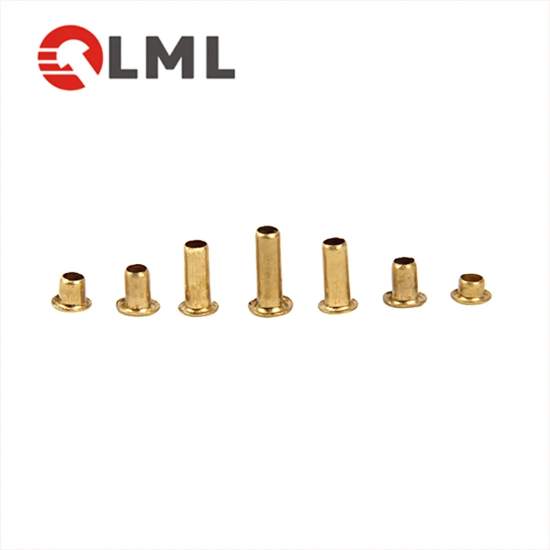 Custom Nonstandard Metal Brass Round Head Rivets Nameplate For Knife Handles Hinges