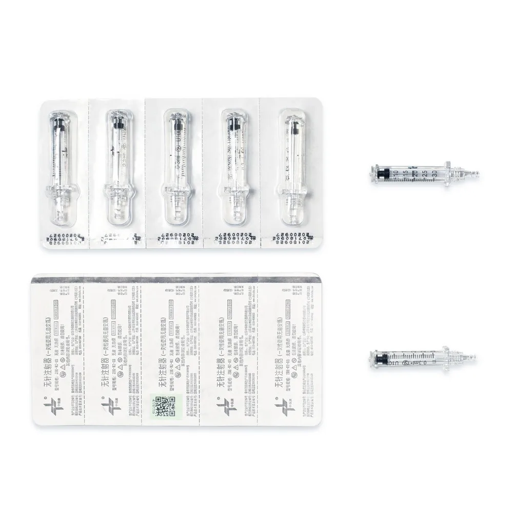 0.3ml plastic ampoule head for high pressure wrinkle removal hyaluronic pen