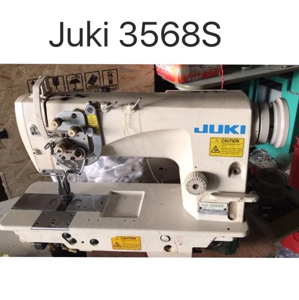 Original used juki-3568S double needle lockstitch industrial sewing machine price