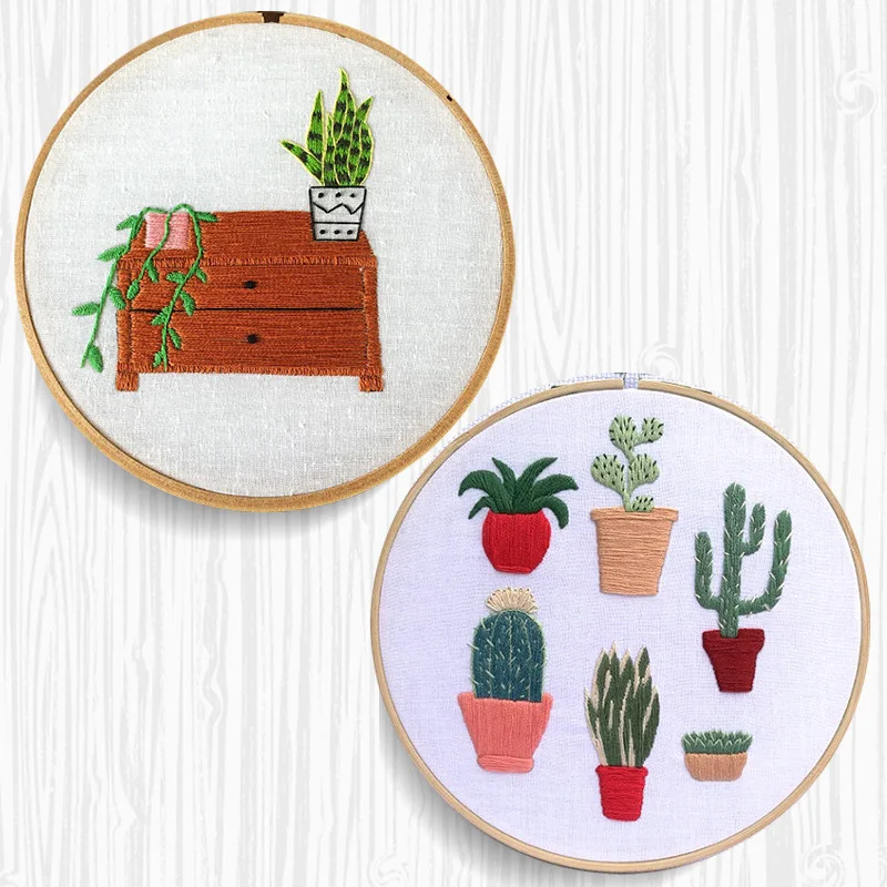 
cross stitch thread embroidery FLOWER Multi Patterns Chinese hoop Embroidery 