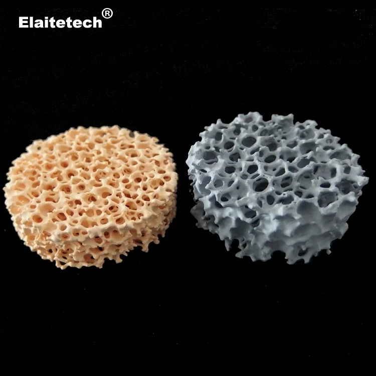 Ceramic foam filter for foundry industry in china