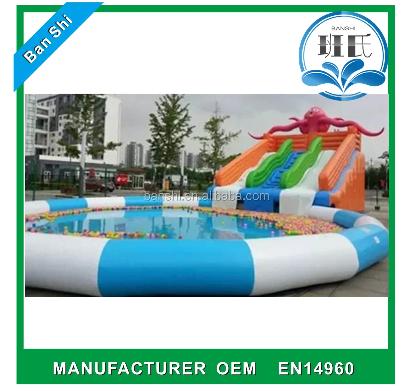 
Outdoor Garden Adult Kids Plastic 0.9 Pvc Inflatable Swimming Pool 