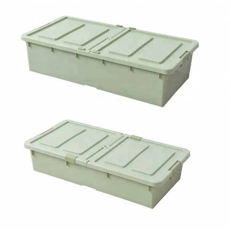 Extra Large Storage Under bed Boxes With Wheels For Comforters Blanket Bedding Duvet
