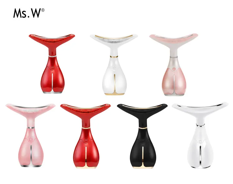 new products Neck care Instrument Skin Care Neck Lifting LED portable neck therapy massager  galvanic body spa