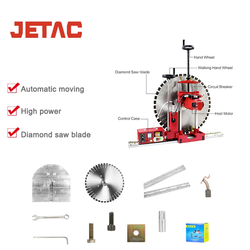 High Power Flexible Durable 220V Groove Saw Machine Concrete Wall Cutting Machine