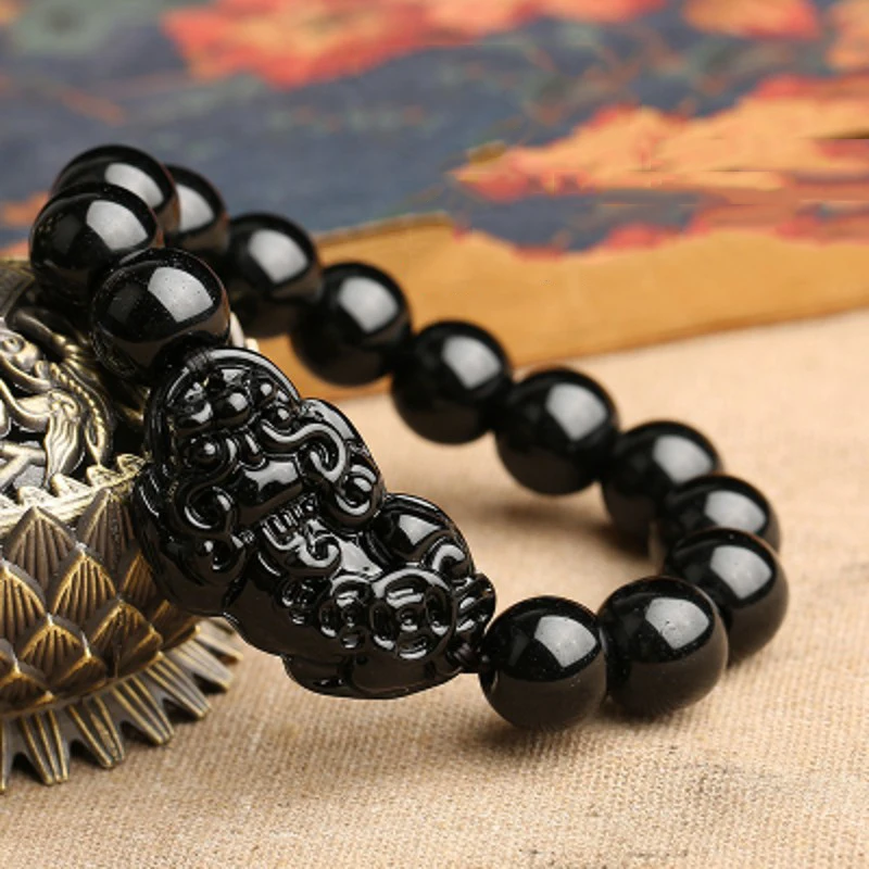 Hot Sale Crystal Beads Bracelets Hand String Lucky Couples Pixiu Bracelets