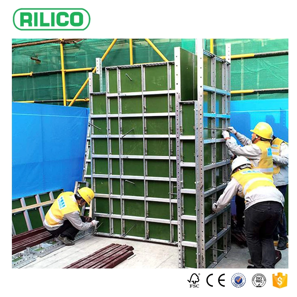 
RILICO patented product reusable plastic formwork panel for concrete 