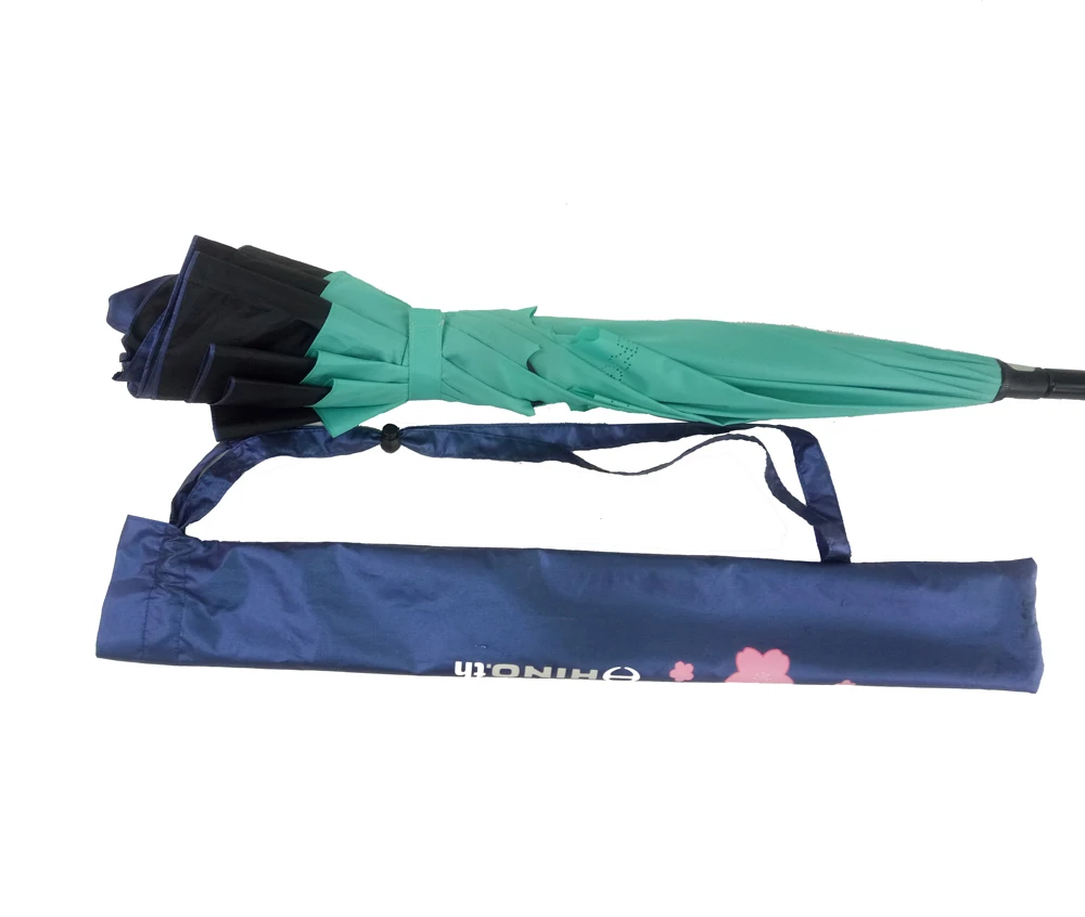 Hot Sale Customize C Shape Handle Hydro Magic Change Color Inverted Umbrella