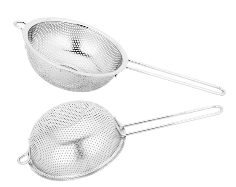 
Stainless Steel Colander Fine Mesh Strainer Colander With Long Handle 