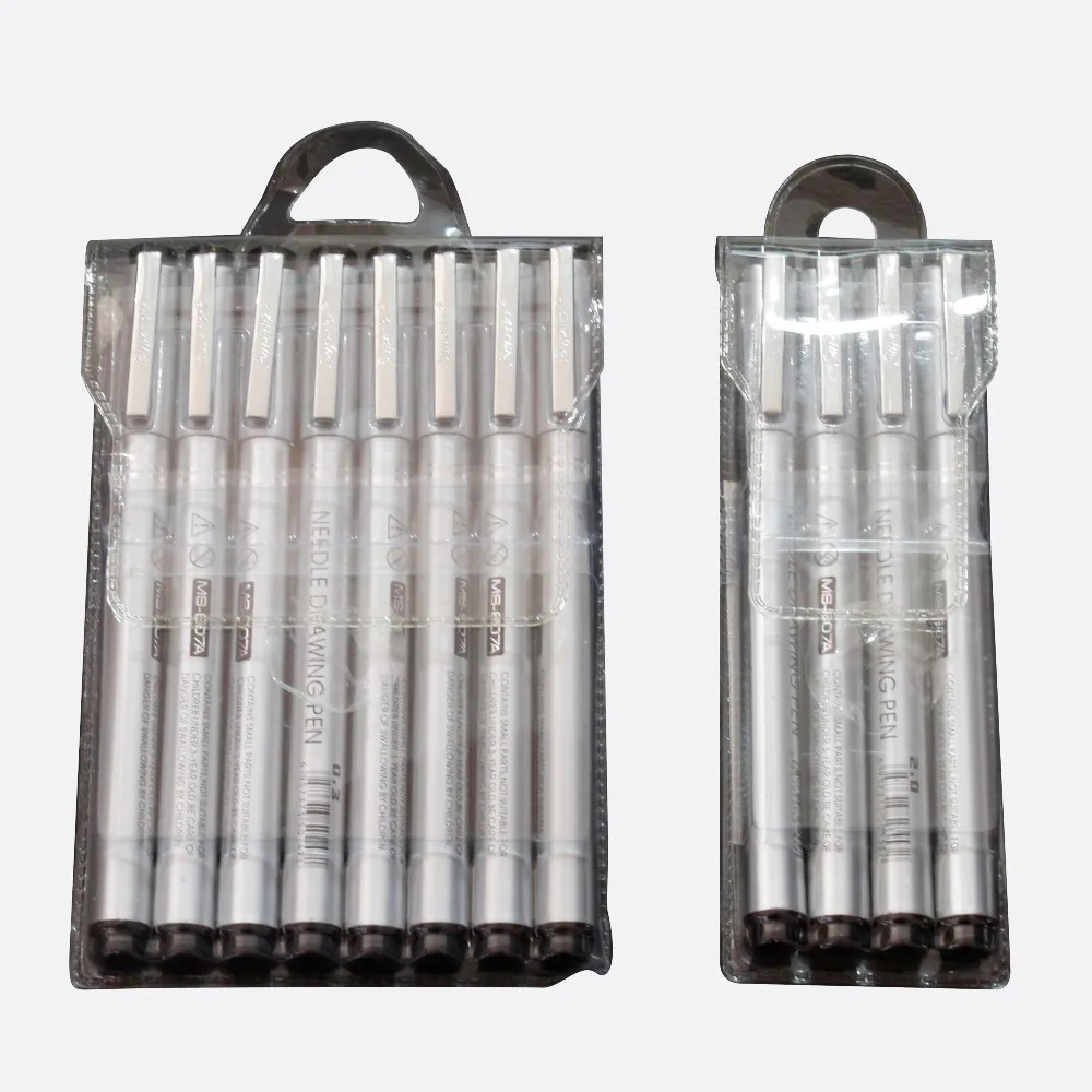 Superior 0.05 0.1-0.8 1.0 2.0 Water Proof Pigment Ink Fineliner Drawing Pen 19 Size Tips Japanese Nylon Tip Art Supplier