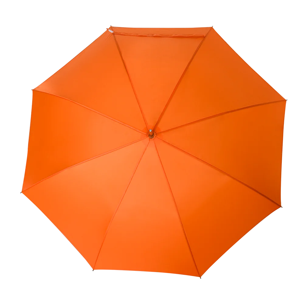 
8 bone long handle umbrella promotion straight unbrella with logo print with wooden handle 
