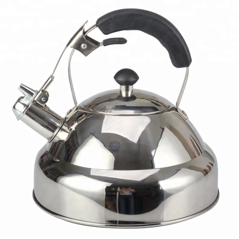 
Чайный чайник со свистком и технологией быстрого кипячения-чайник для плиты, чайник со специальной ручкой, зеркало из нержавеющей стали F 