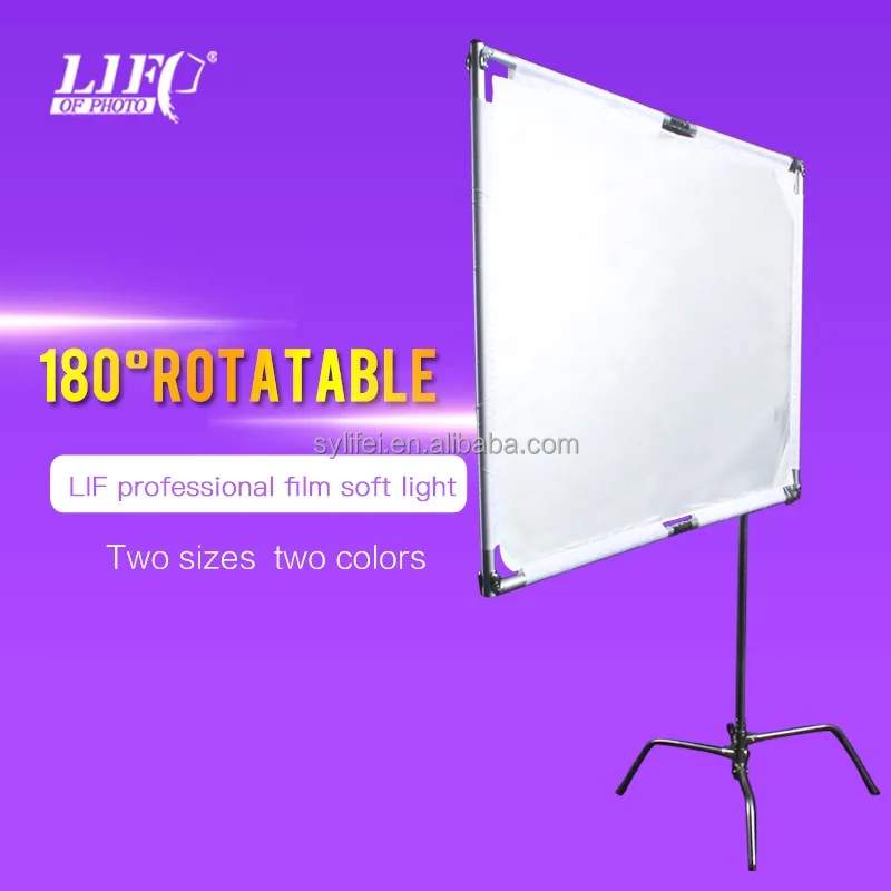 
Photography/Video Studio Stainless Flag/180 degree Rotable Panel Reflector with Soft Cloth, photographic accessories 