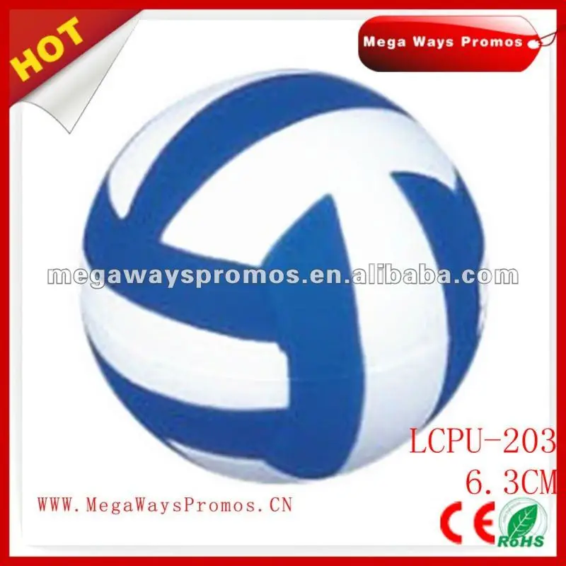 PU Foam Volleyball Shape Stress Ball