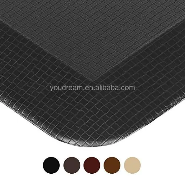 Office home PU foot massage standing desk kitchen mefoam anti fatigue floor mat