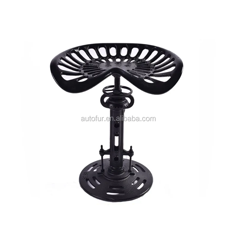 Industrial antique cast iron bar stool for kitchen counter outdoor furniture