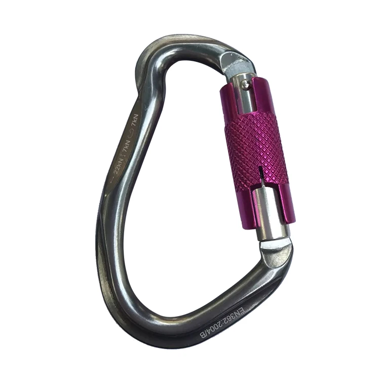 OEM aluminum alloy metal outdoor carabiner screw lock clip Carabiner Multi Tool outdoor carabiner